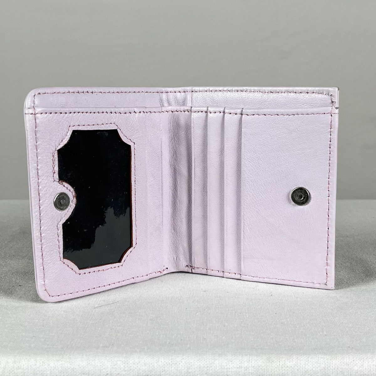 Sheep Leather Fold wallet - White