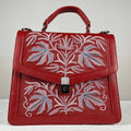 Epswift Kelly Hand embroiderd Bag - Red