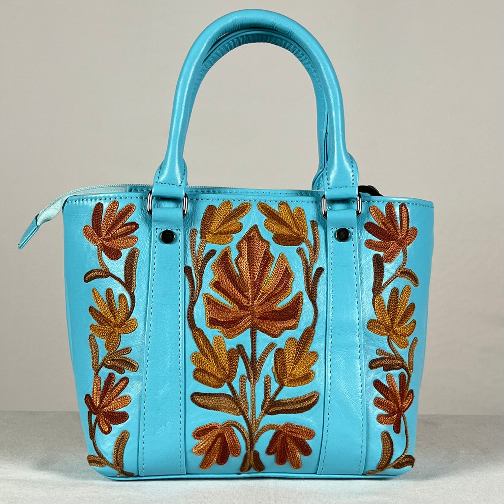 Tote Bag – Sheep Leather (Blue)