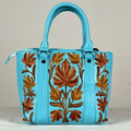 Tote Bag – Sheep Leather (Blue)