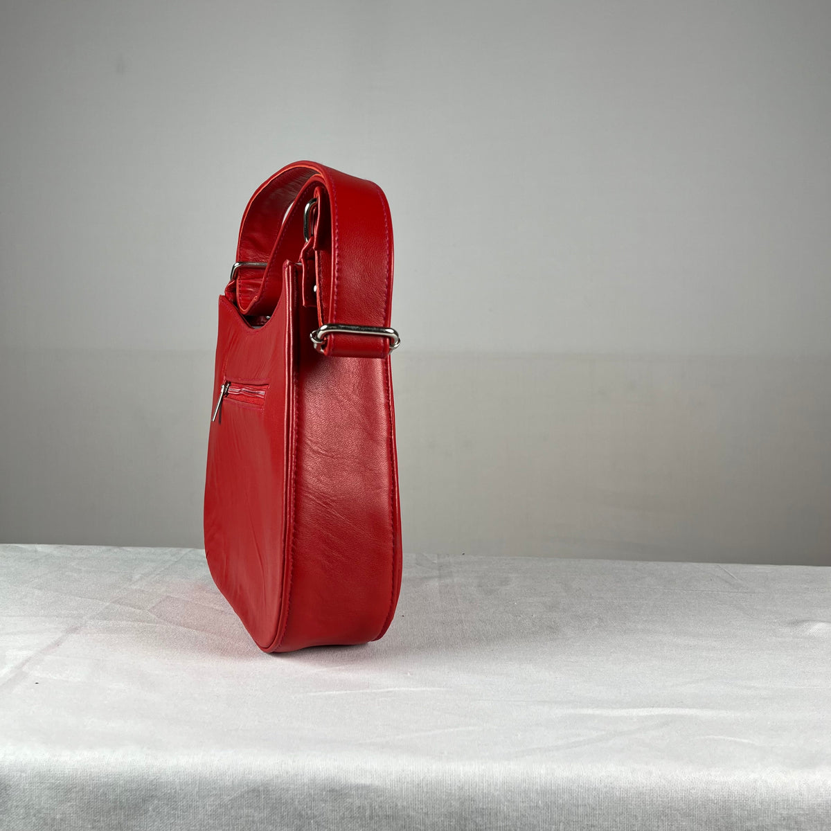 Saddle Bag Sheep Leather – Red