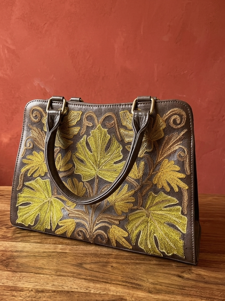 Sidemagnet Bag Full Grain Real sheep Leather (tan Brown 2)