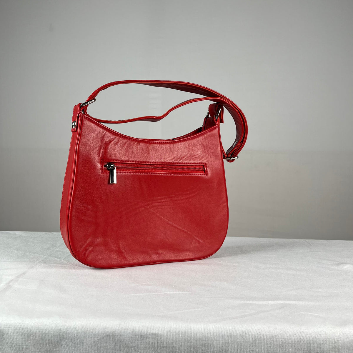 Saddle Bag Sheep Leather – Red