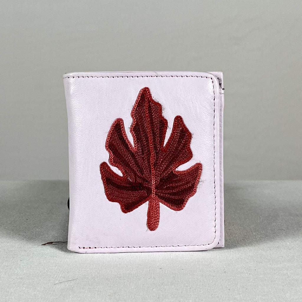 Sheep Leather Fold wallet - White