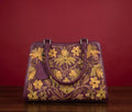 Sheep Leather Sling Bag –  (Plum Purple)