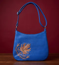 Saddle Bag Buffalo Leather – (Blue)