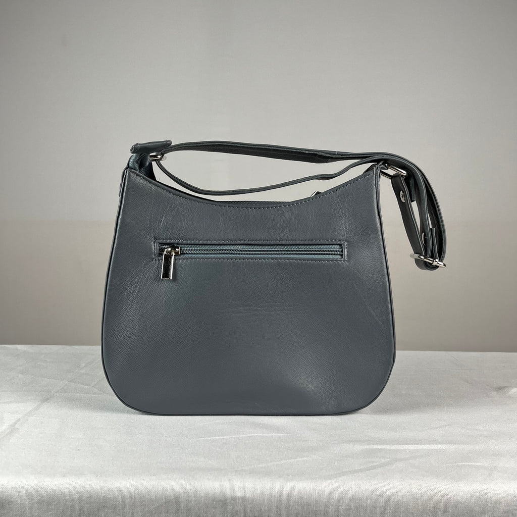 Saddle Bag Sheep Leather – Gray