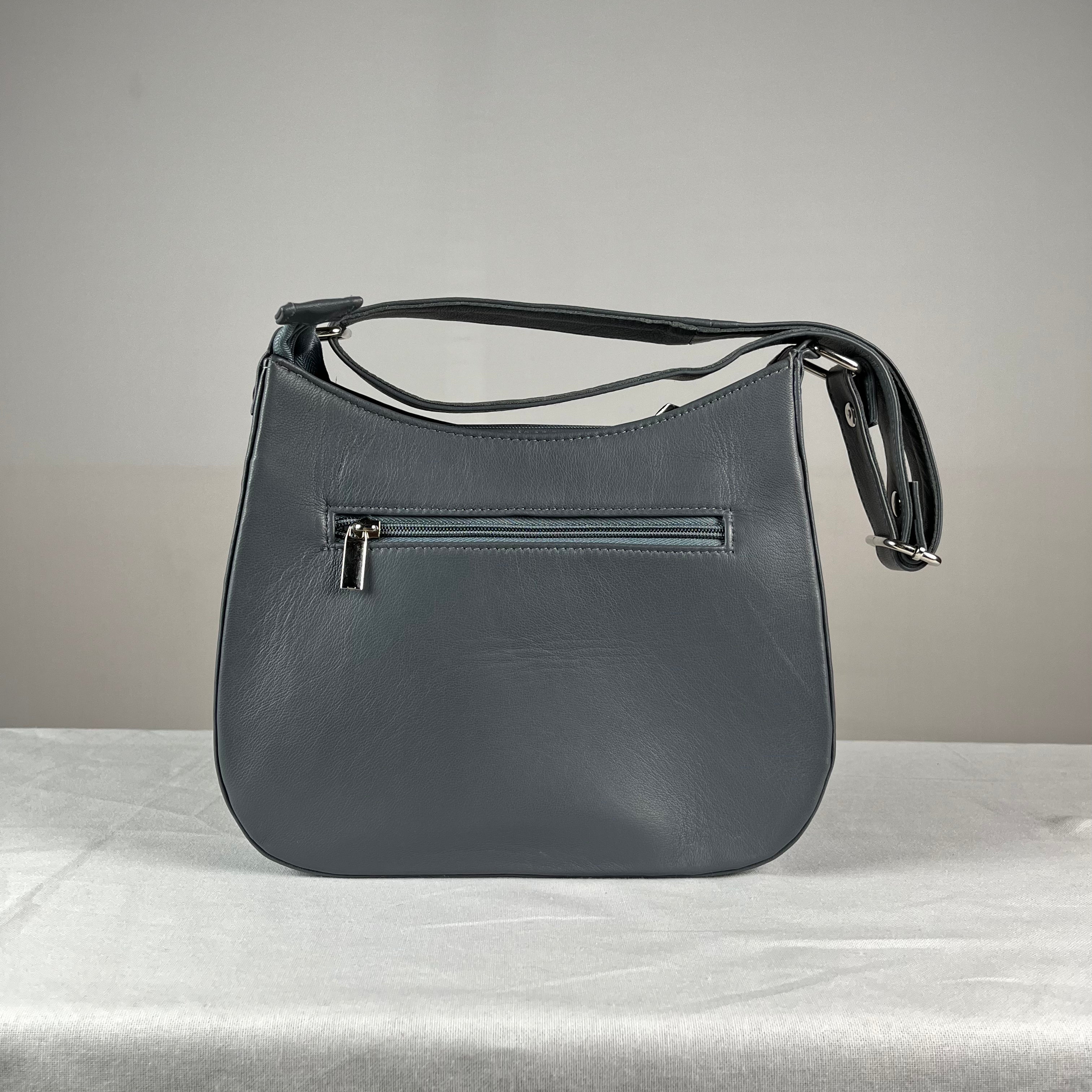 Saddle Bag Sheep Leather – Gray