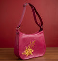 Saddle Bag Sheep Leather – (Pink)