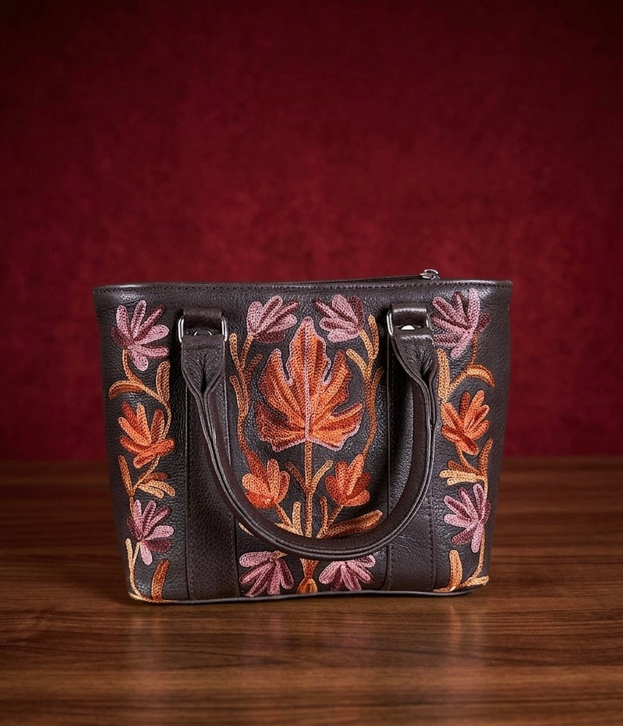 Tote Bag Buffalo Leather – (Dark Brown)