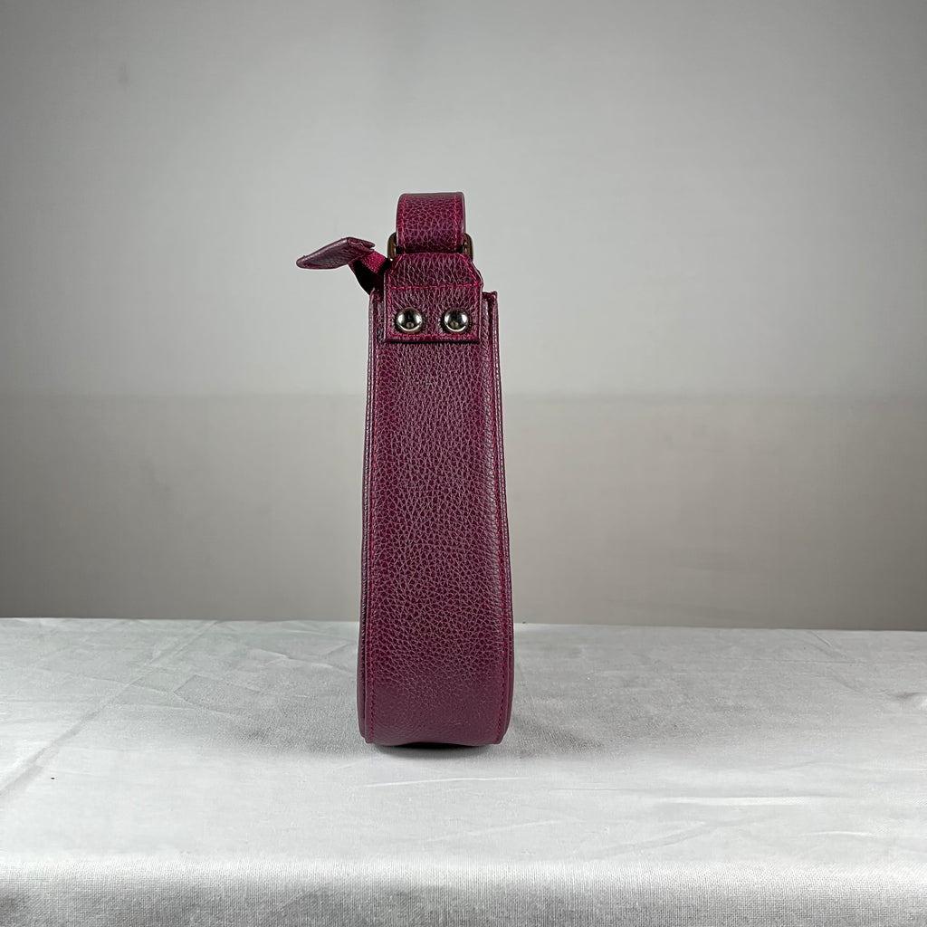 Saddle Bag Sheep Leather – Purple