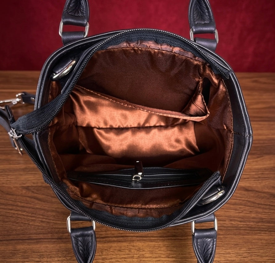 Tote Bag – Sheep Leather(Black)