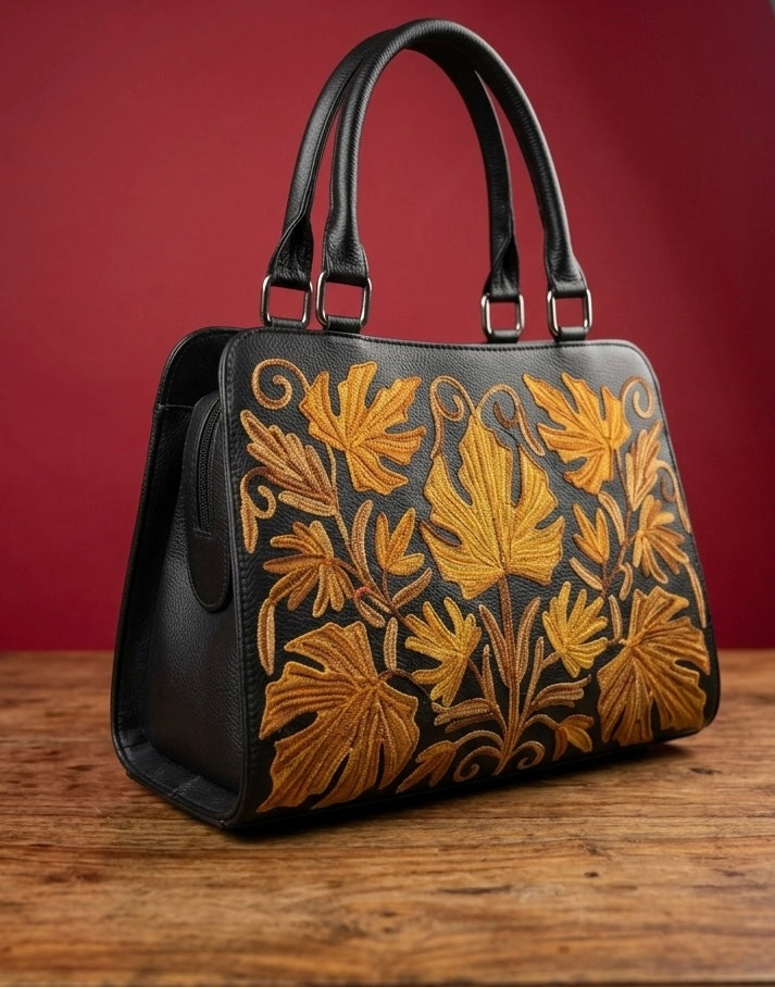 Sidemagnet Bag Full Grain Real Buffalo Leather (Black)