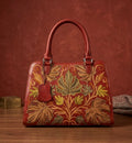 Sheep Leather Sling Bag – (Brick red)