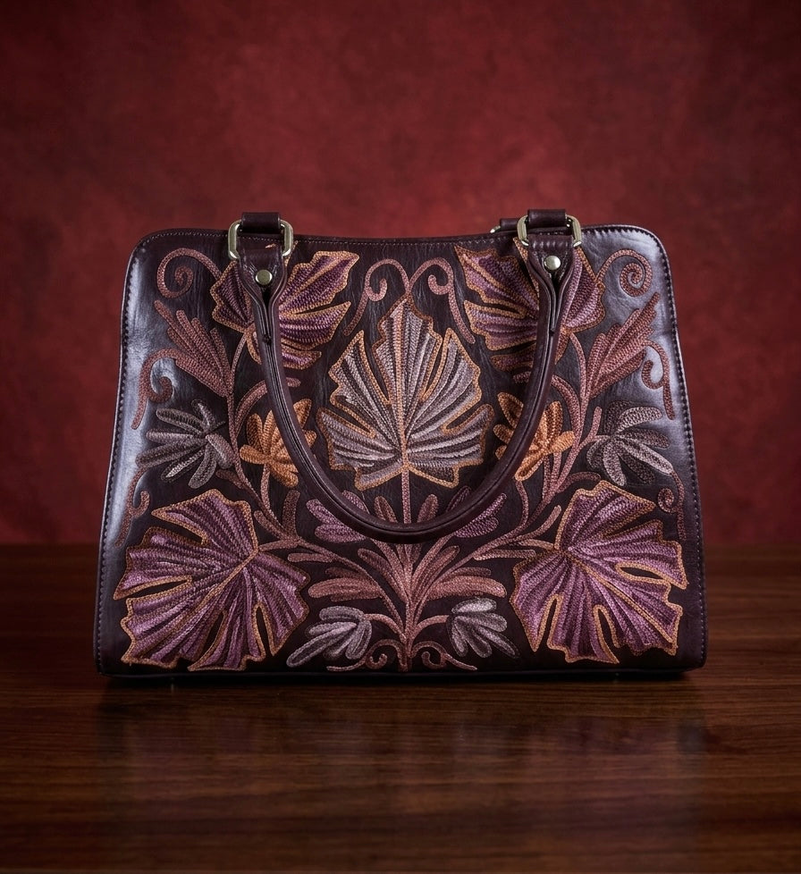 Buffalo Leather Sling Bag – (DarkBrown)