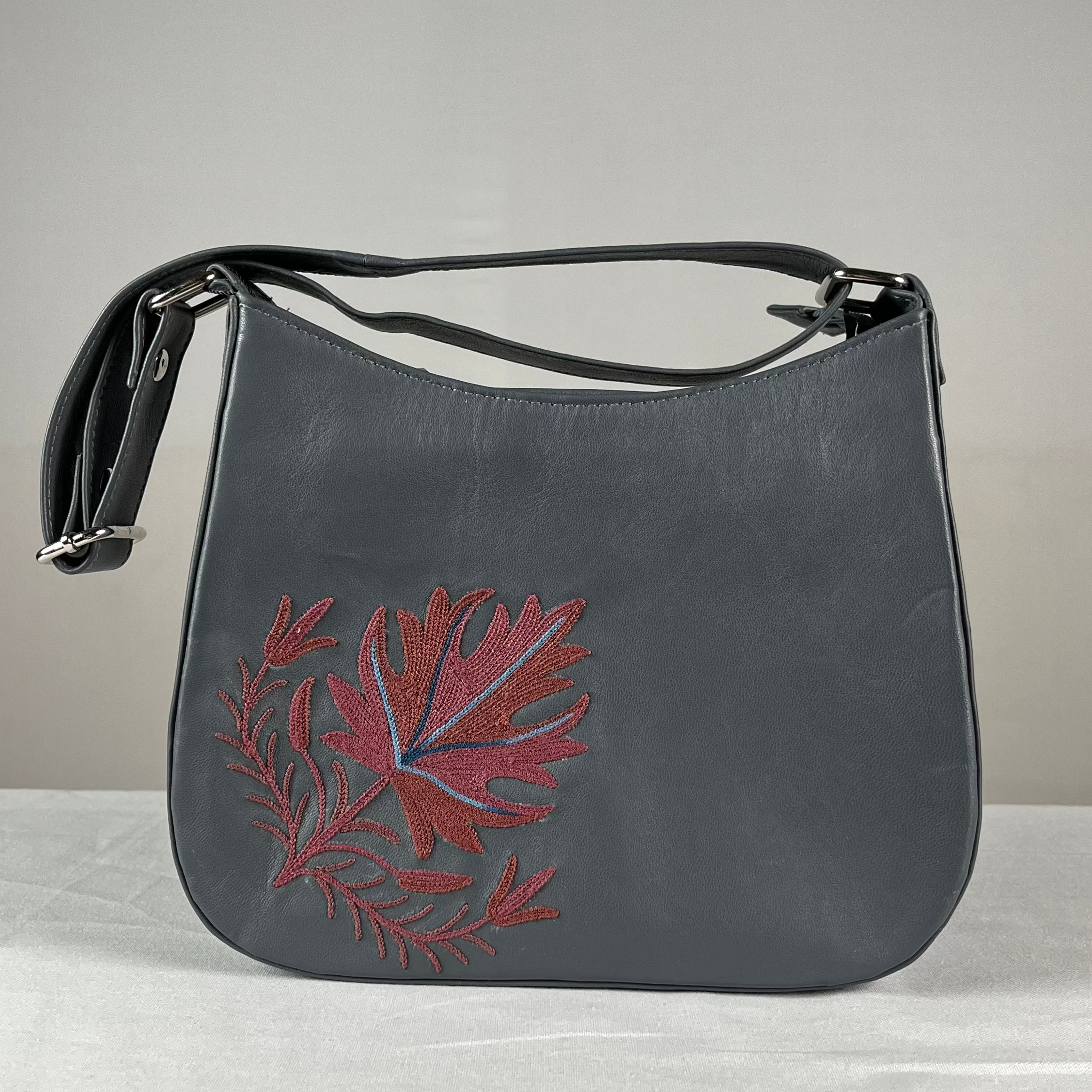 Saddle Bag Sheep Leather – Gray
