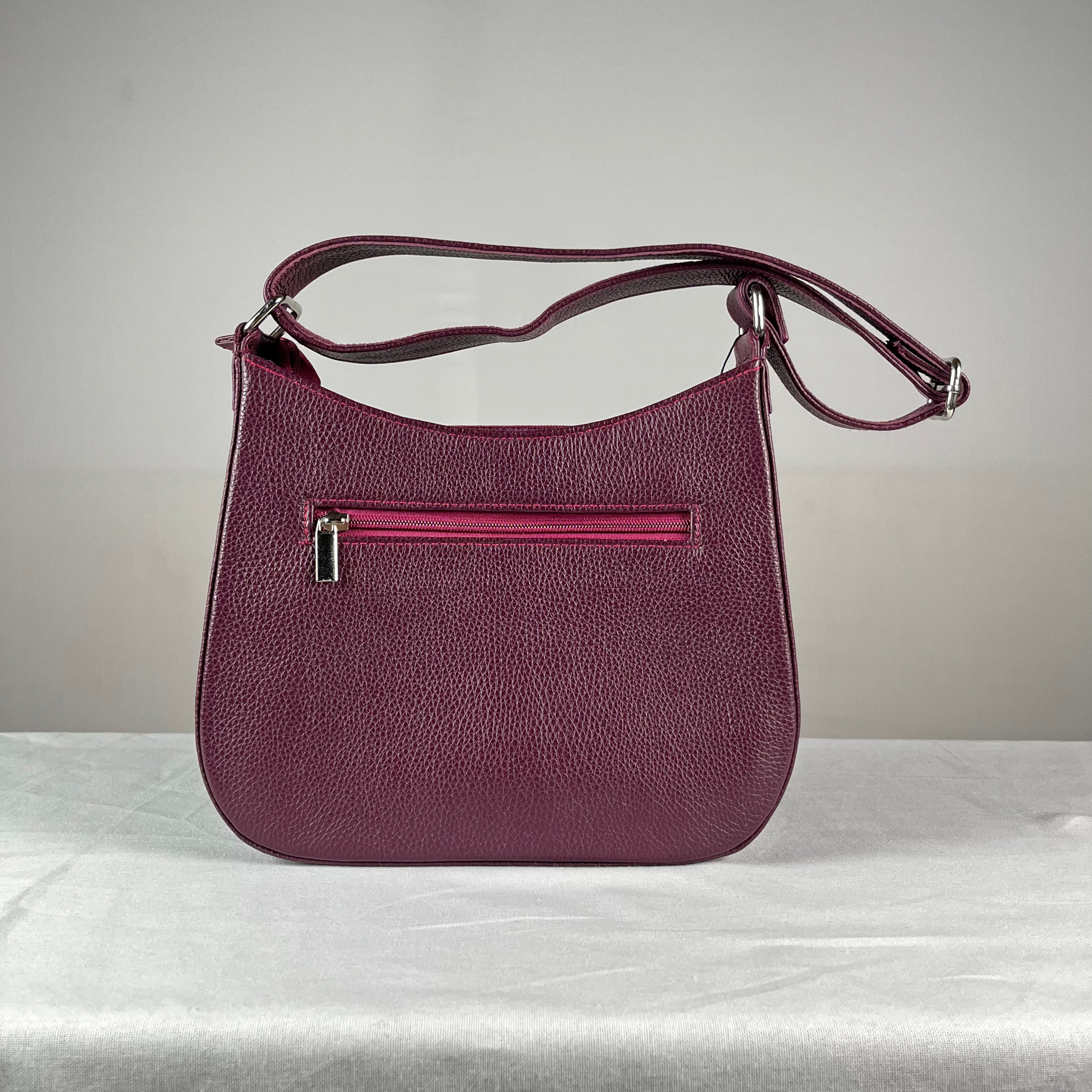 Saddle Bag Sheep Leather – Purple