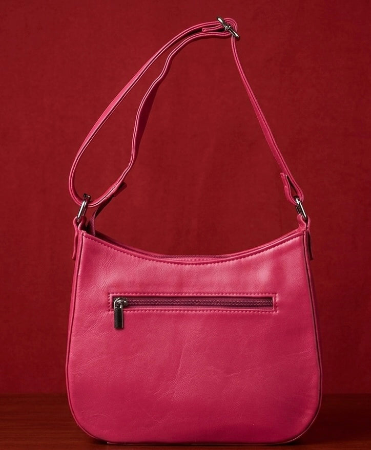 Saddle Bag Sheep Leather – (Pink)
