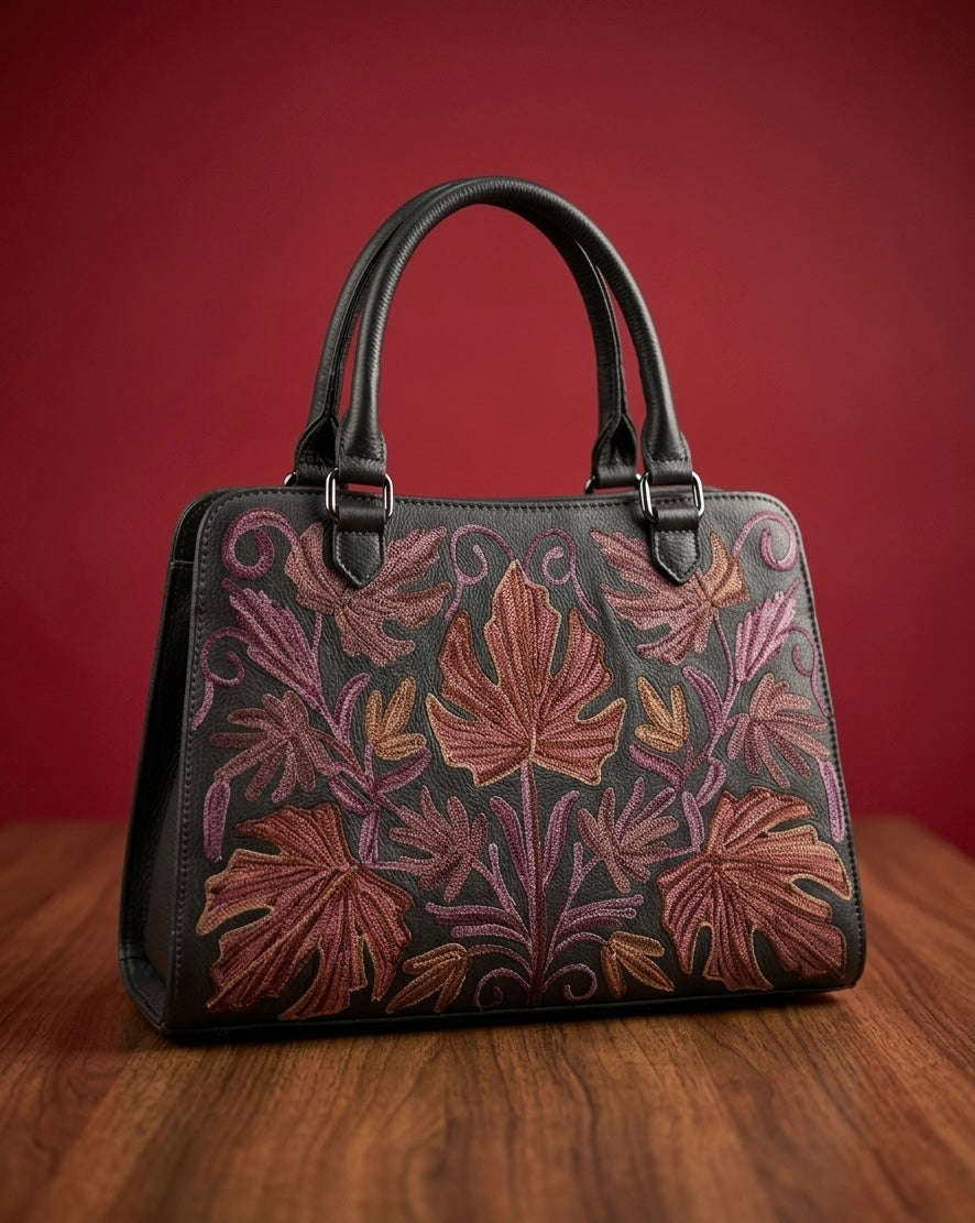 Sidemagnet Bag Full Grain Real Buffalo Leather (Gray)