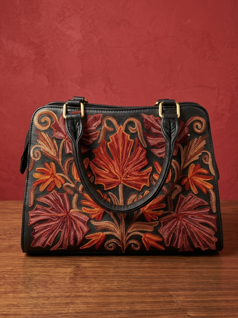 Sidemagnet Bag Full Grain Real sheep Leather (Black)