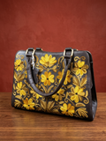 Sidemagnet Bag Full Grain Real sheep Leather (tan Brown)