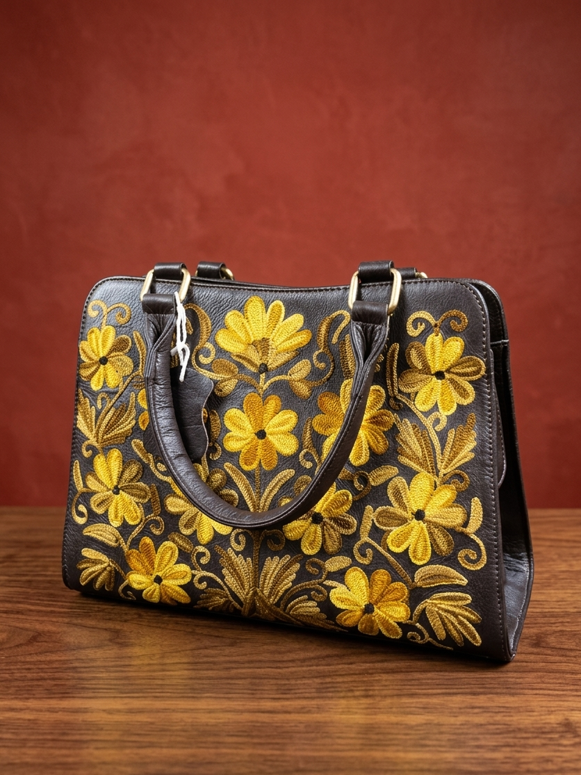 Sidemagnet Bag Full Grain Real sheep Leather (tan Brown)